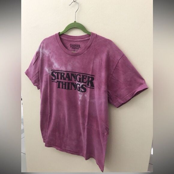 Vintage Stranger Things TeeShirt - Royal Purple - Size - XL - Band Tees TV Show - Picture 1 of 7